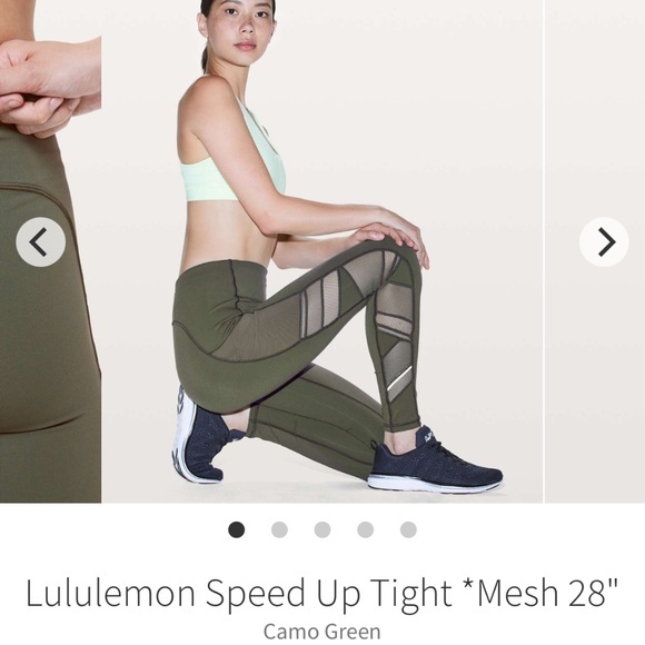 Lululemon Speed Up Tight Mesh 28" - Picture 1 of 11